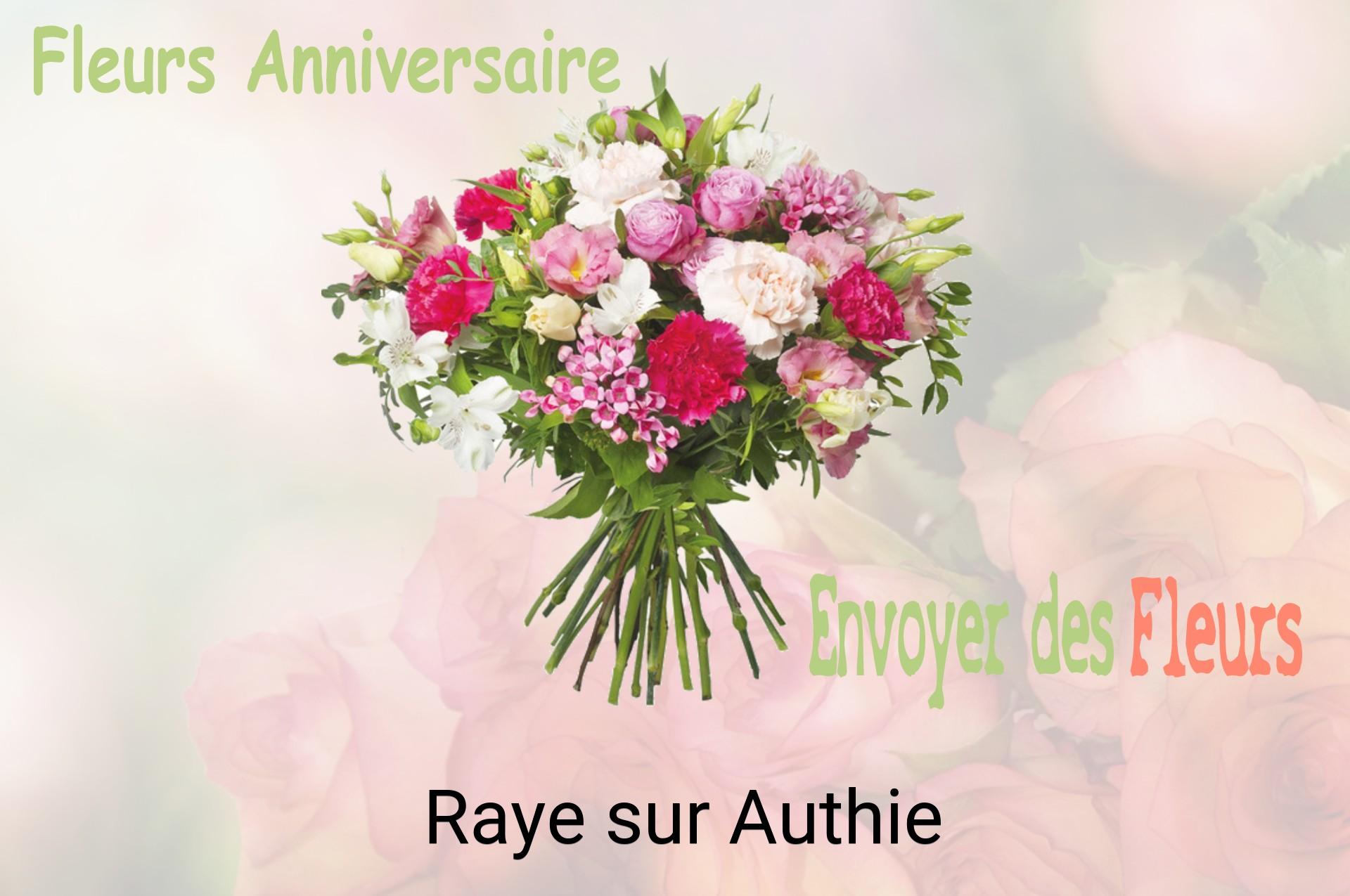 Bouquet de fleurs d’anniversaire livré à Raye-sur-Authie